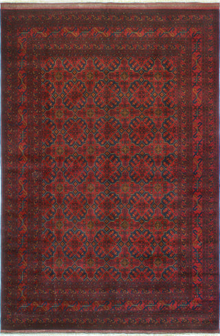Khal Mohammadi Tayte Red/Navy Rug, 6'7x9'7