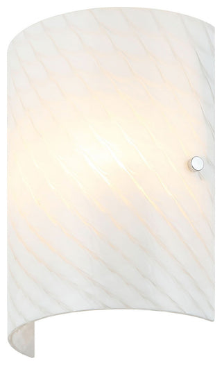 Swirled 2-Lt  Sconce - Chrome