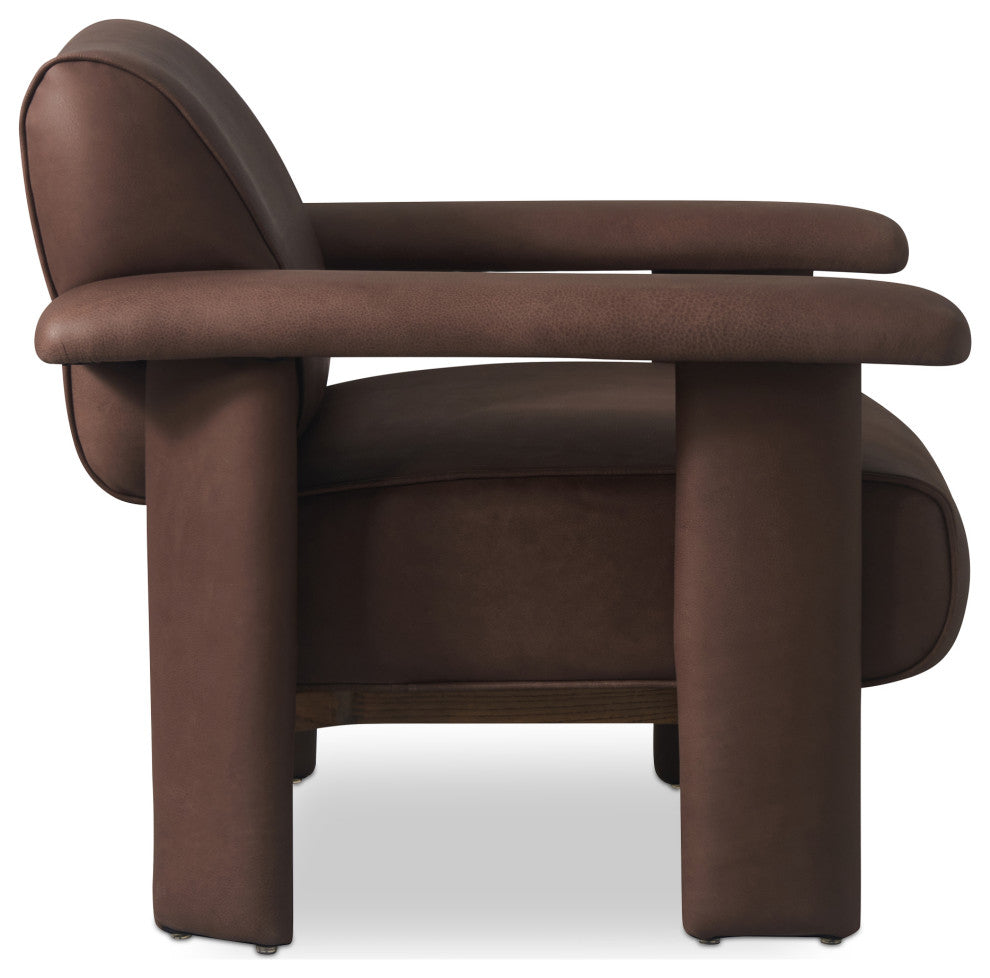 Marcello Lounge Chair Dark Brown