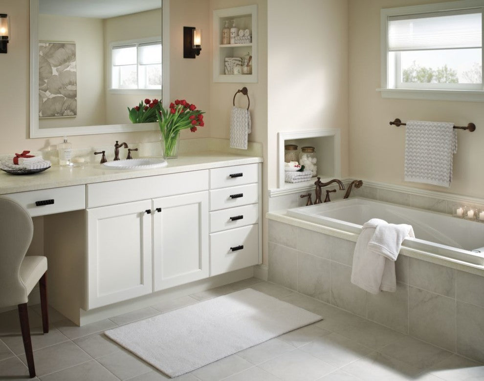 Delta Cassidy Roman Tub with Hand Shower Trim - Less Handles, Venetian Bronze