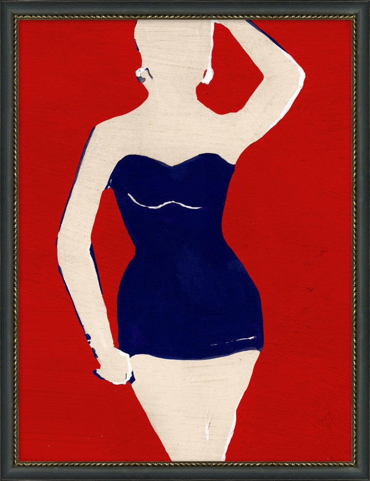 Vintage Beach Beauties 6, Giclee Reproduction Artwork