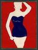 Vintage Beach Beauties 6, Giclee Reproduction Artwork