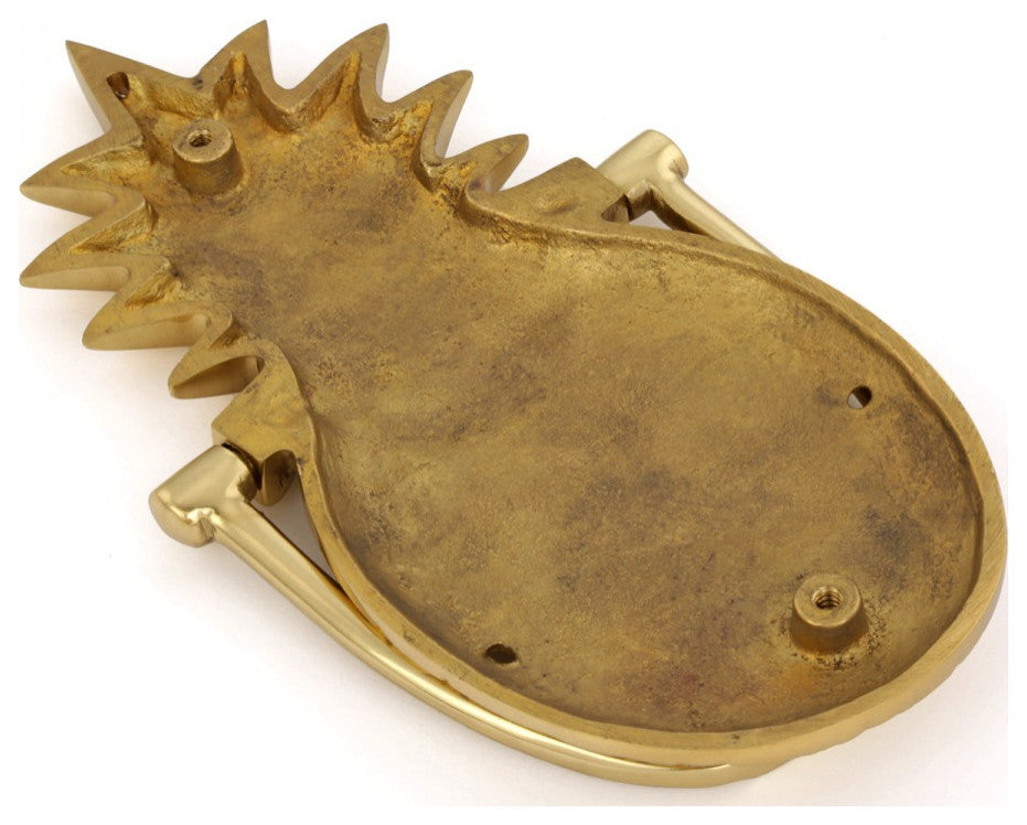Vintage Brass Pineapple Door Knocker 8" H Decorative Gate Knockers