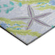 Indoor/Outdoor Seabreeze SZ1 Silver Machine Washable 8' x 10' Rug