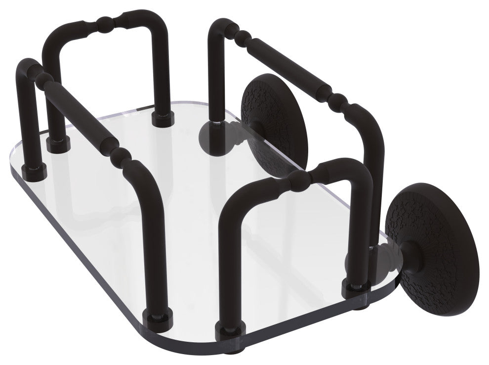 Monte Carlo Wall Mounted Guest Towel Holder, Oil Rubbed Bronze
