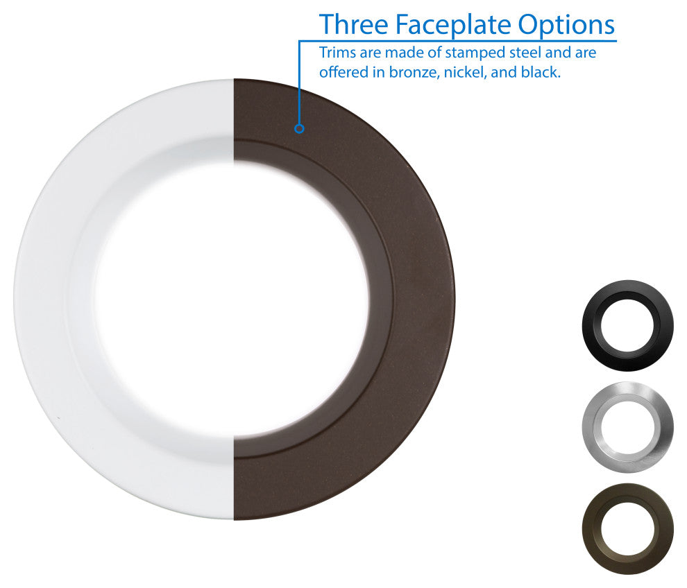 DLR4 SELECT Series 4" Oil-Rubbed Bronze LED Recessed Downlight