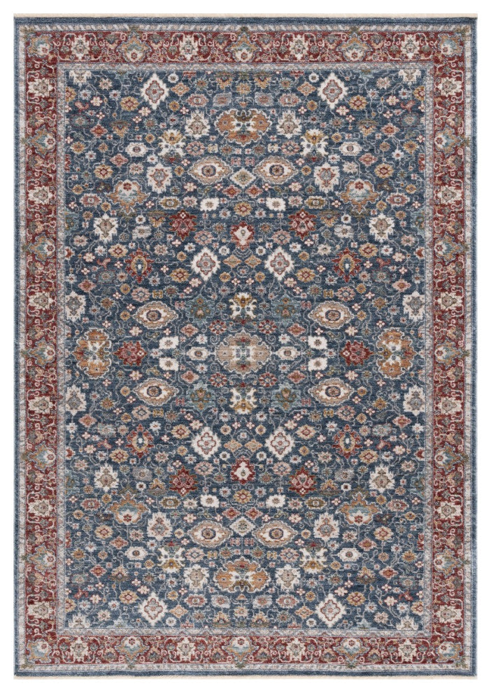 Safavieh Lauren Ralph Lauren Collection LRL1403 Rug, Blue/Red, 8'x10'2"