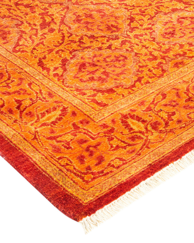 Mogul, One-of-a-Kind Hand-Knotted Area Rug Orange, 2'7"x13'9"