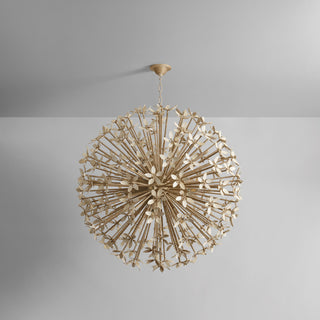 Corbett Lighting Corfu Chandelier, Ivory Coco, 40"Dx39.75"H