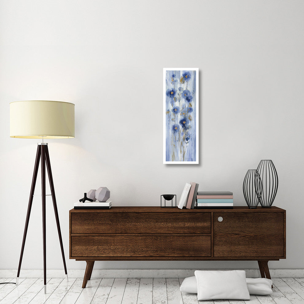 "Seaside Flowers I" Digital Paper Print by Silvia Vassileva, 14"x38"