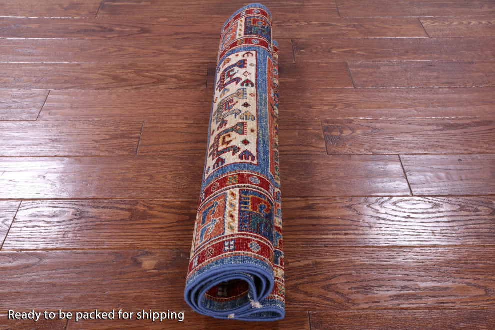 Tribal Persian Gabbeh Handmade Rug 2' 8" X 4' 0" Q10966