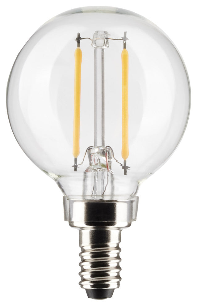 3W G16.5 LED, Clear, Candelabra Base, 90 CRI, 4000K, 120V