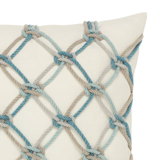 Aqua Rope Indoor/Outdoor Performance Pillow, 20"x20"