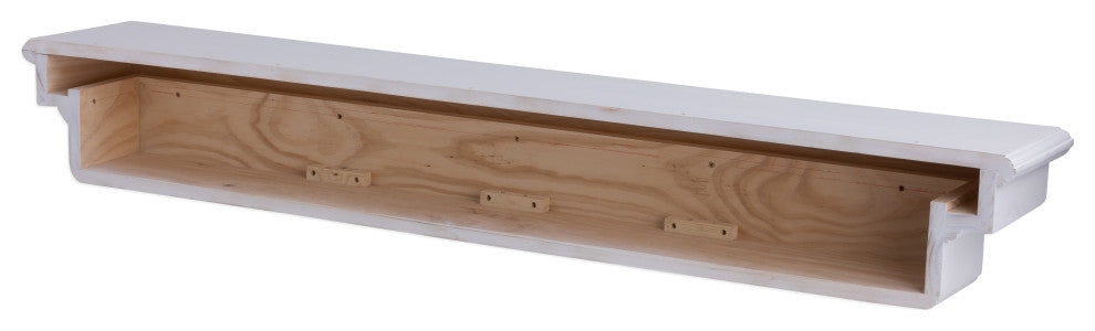 French Corbel Mantel, White, 72"