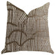 Metallic Bronze  Luxury Throw Pillow, 18"x18"