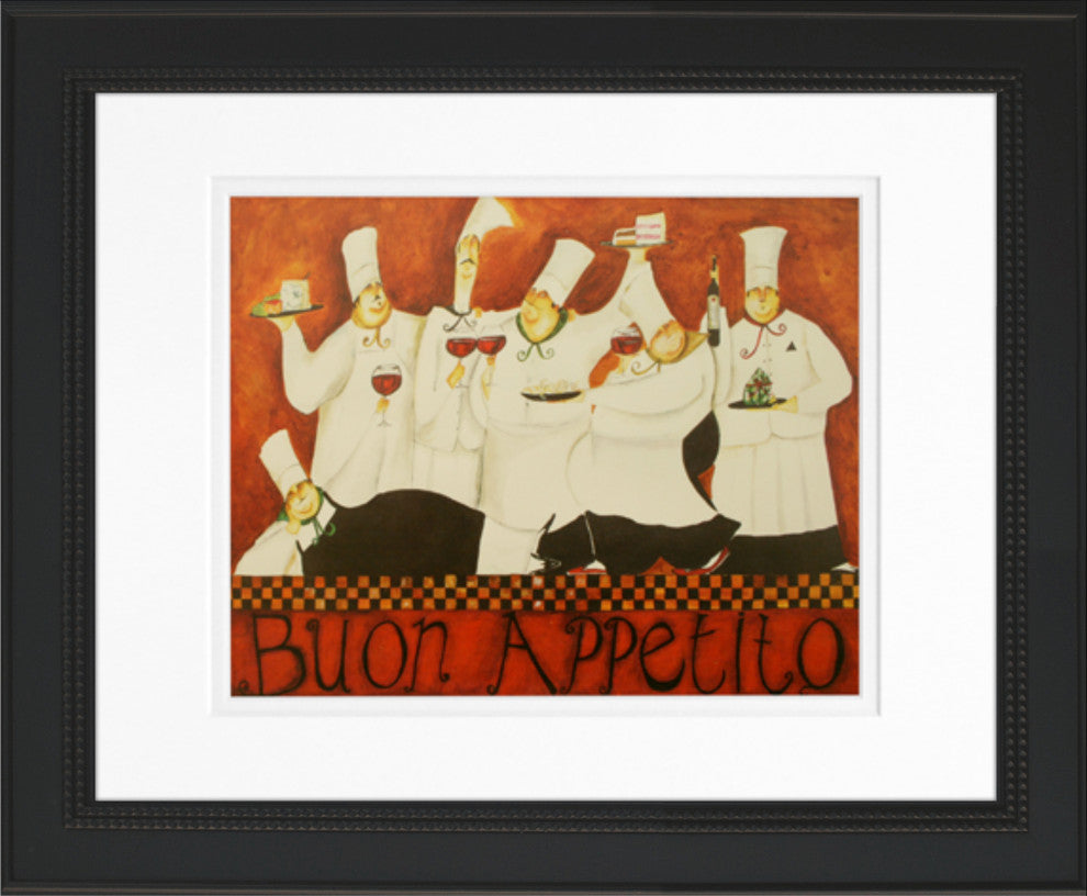 11"x14" Bon Appetito Matted Framed Art