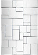 Action Rectangular Contemporary Geometric Designed Mirror