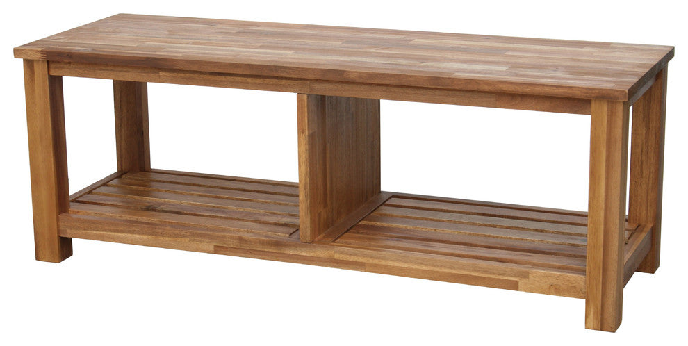 Tiburon KD TV Bench, Amber