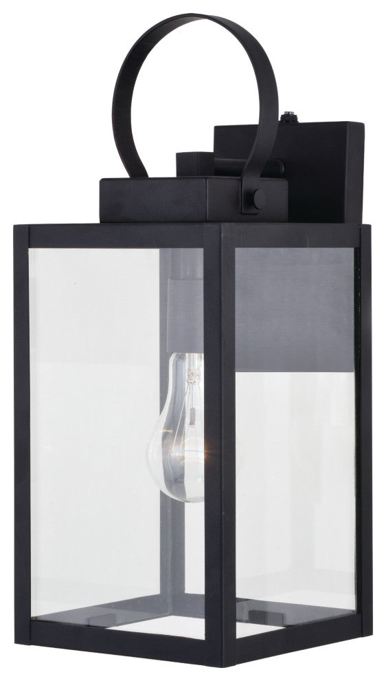 Vaxcel Lighting T0554 Medinah 17" Tall Outdoor Wall Sconce - Textured Black