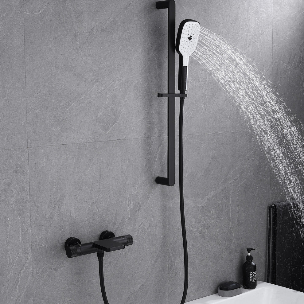 Waterfall Tub Faucet with 3 Settings Handheld Shower