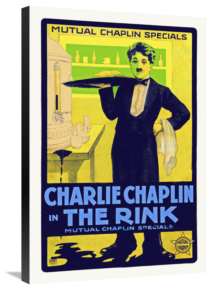 "Charlie Chaplin, The Rink - 1916" Canvas by Hollywood Photo Archive, 20x30"