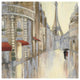 "Touring Paris Couple III" Digital Paper Print by Julia Purinton, 32"x32"