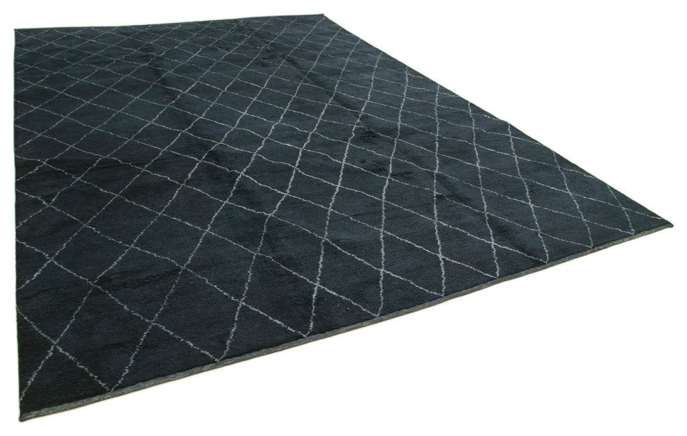 Rug N Carpet - Handmade Unique 9' 10'' x 13' 10'' Moroccan Area Rug