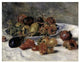 "Mediterranean Fruits" Digital Paper Print by Pierre-Auguste Renoir, 32"x25"