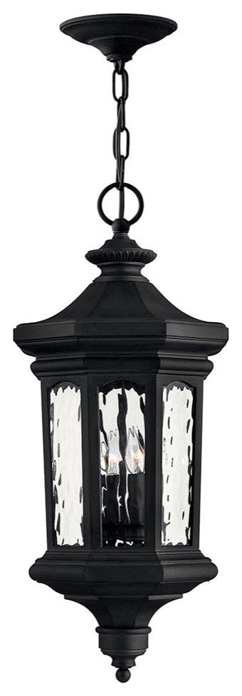 Hinkley Raley Large Hanging Lantern, Museum Black