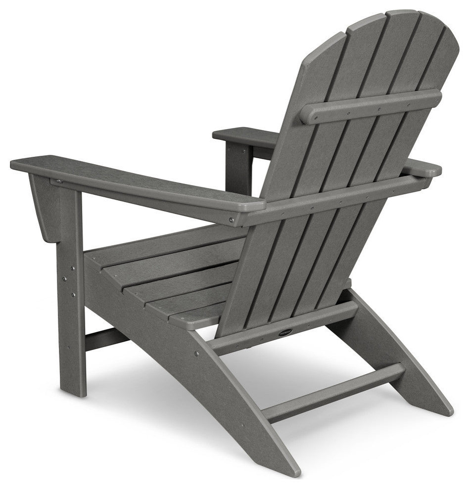Nautical Adirondack Chair, Slate Gray