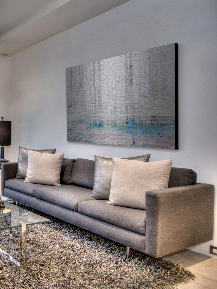 "Enlightened" Painting Print on Brushed Aluminum, 45"x30"