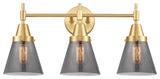 Innovations 447-3W-SG-G63 3-Light Bath Vanity Light, Satin Gold