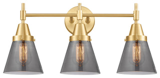 Innovations 447-3W-SG-G63 3-Light Bath Vanity Light, Satin Gold