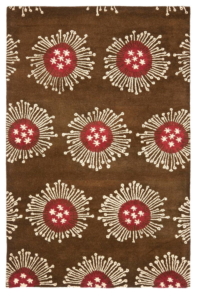 Safavieh Soho Soh852A Rug, Brown/Multi, 5'0"x8'0"