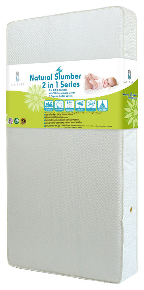 Organic Cotton 2 in 1 Orthopedic White