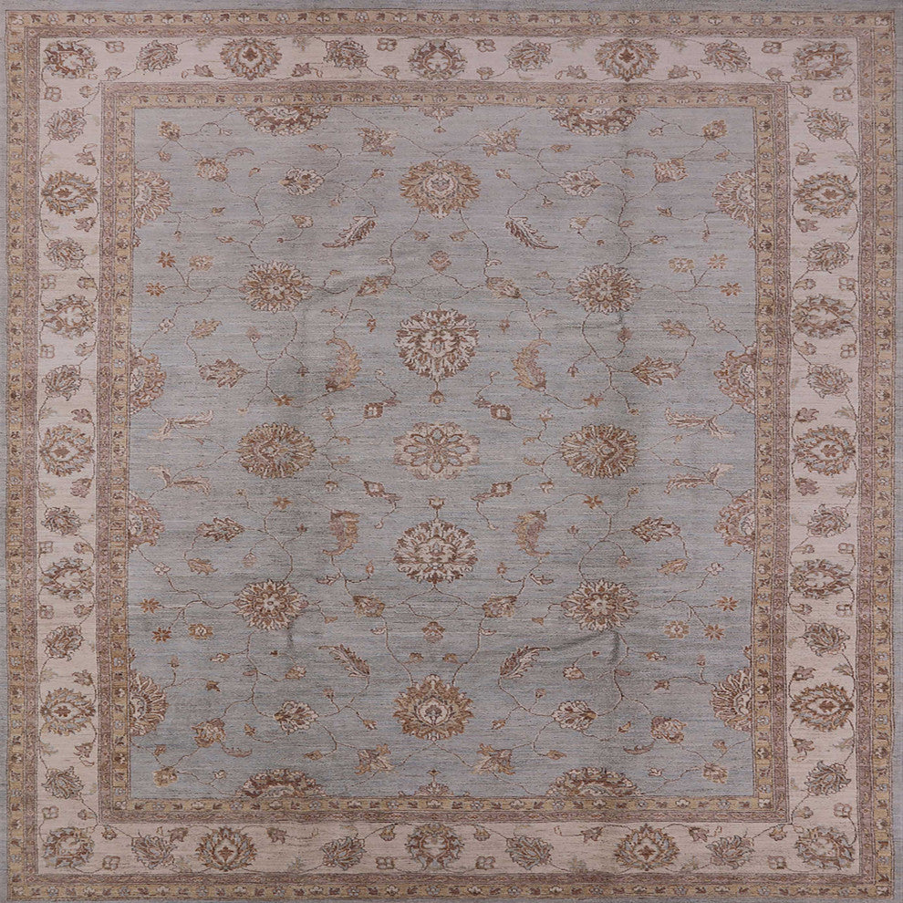 Ahgly Company Indoor Square Mid-Century Modern Area Rugs, 8' Square