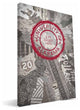 AL Crimson Tide Scrapbook Canvas Print, 16"x24"