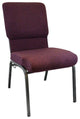 Maroon Church Chairs 18.5"
