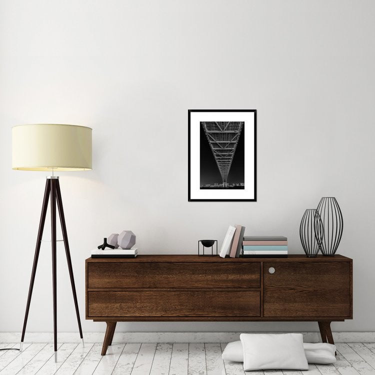 "Directly Under" Framed Digital Print by Tomoshi Hara, 22x30"