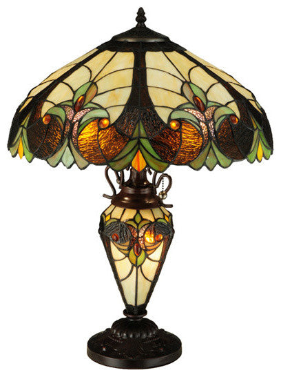 Meyda Lighting 134528 25"H Sebastian Table Lamp