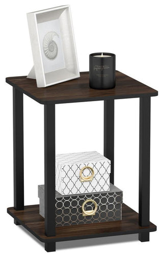 Efficient Home Laptop Notebook Computer Desk, Americano/Black