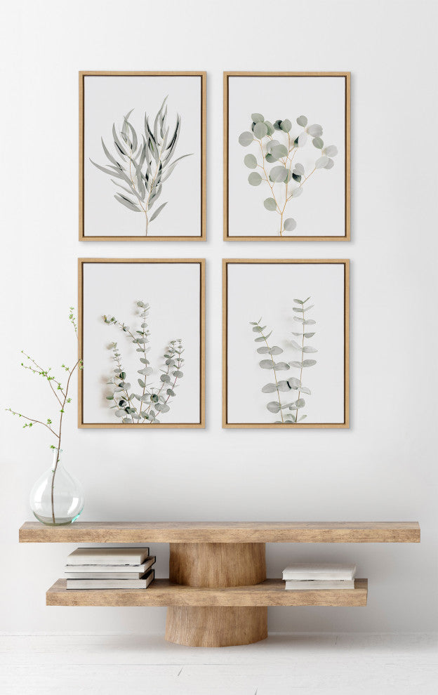 Sylvie Botanical Canvas by The Creative Bunch Studio, Natural 2 Piece 18x24
