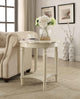 ACME Fordon End Table, Antique White