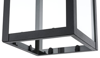 Home Living 6" Outdoor Pendant, Black