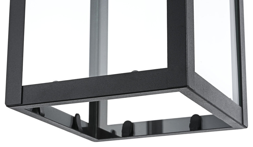 Home Living 6" Outdoor Pendant, Black