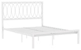 Hillsdale Naomi Metal Geometric Interlocking Ring Design Full Platform Bed