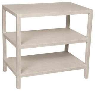QS 2 Shelf Side Table, White Wash