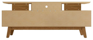 Yonkers 70.86 TV Stand in Black and Cinnamon