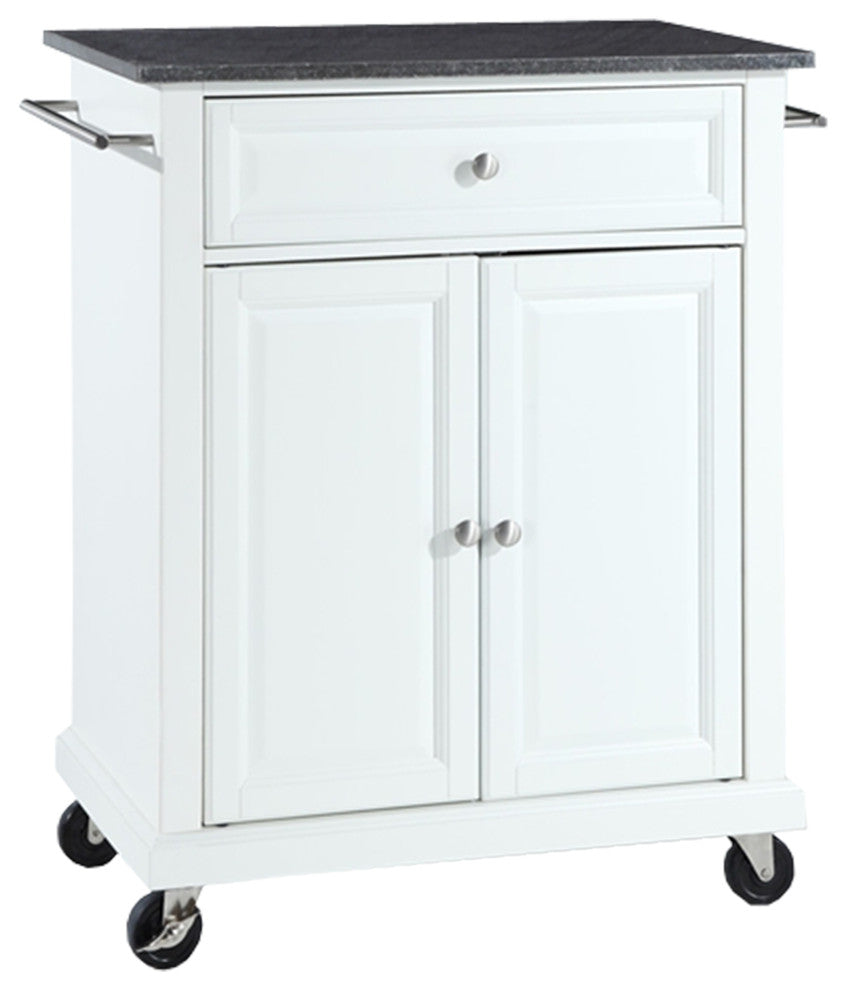 White Kitchen Cart