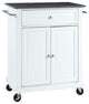 White Kitchen Cart